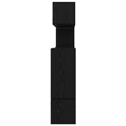 vidaXL TV-Schrankset 10 pcs Schwarz Eichen-Optik Holzwerkstoff