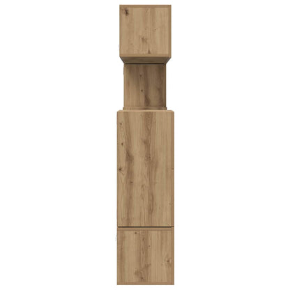vidaXL TV-Schrankset Wandmontiert 10 pcs Artisan-Eiche Holzwerkstoff