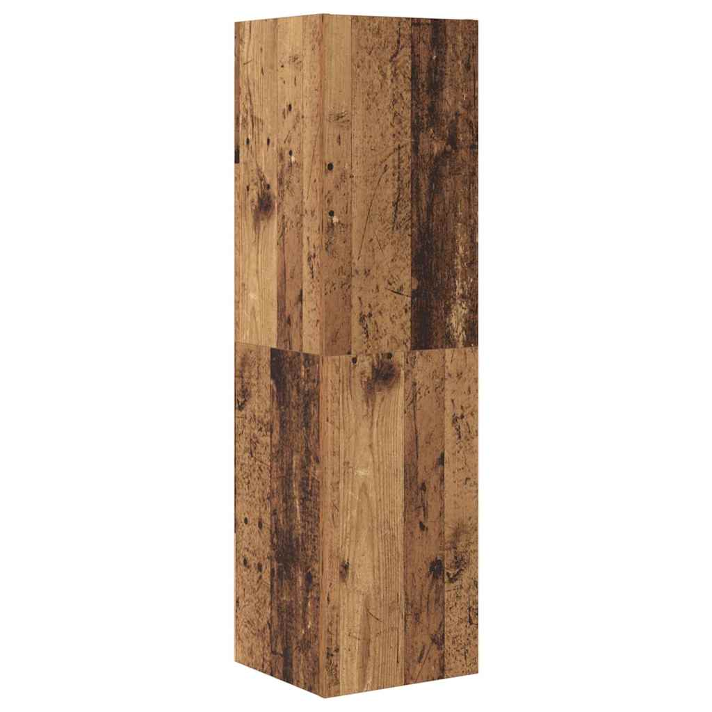 vidaXL TV-Schrankset mit Schubladen 4 pcs Altholz Holzwerkstoff