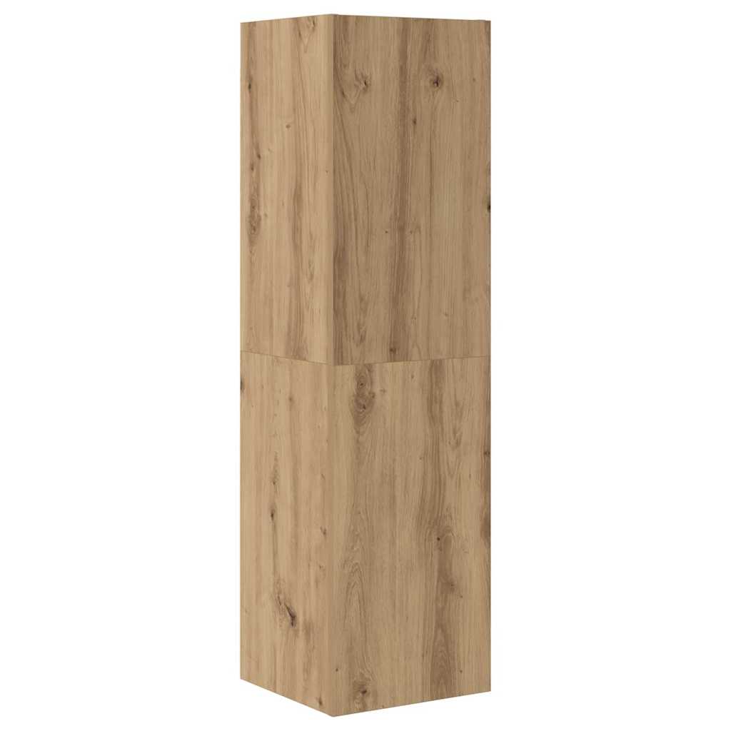 vidaXL TV-Schrankset mit Schubladen 4 pcs Artisan-Eiche Holzwerkstoff