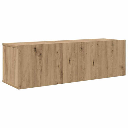 vidaXL TV-Schrankset mit Schubladen 4 pcs Artisan-Eiche Holzwerkstoff