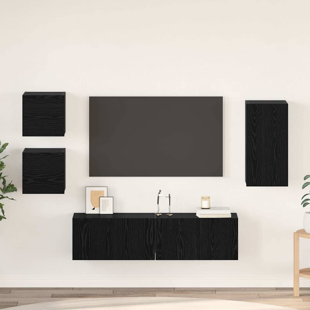 vidaXL TV-Schrankset 5 pcs 160 x 30 x 30,5 cm Holzwerkstoff