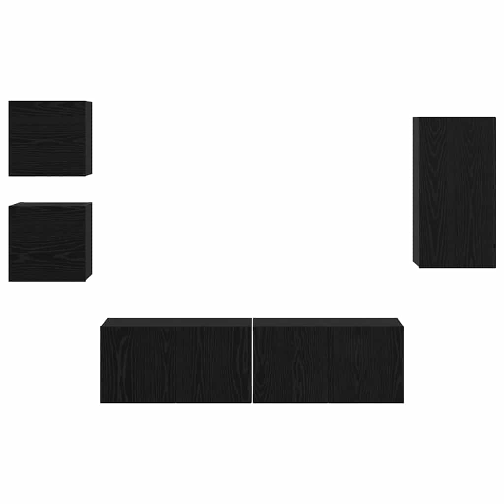 vidaXL TV-Schrankset 5 pcs 160 x 30 x 30,5 cm Holzwerkstoff