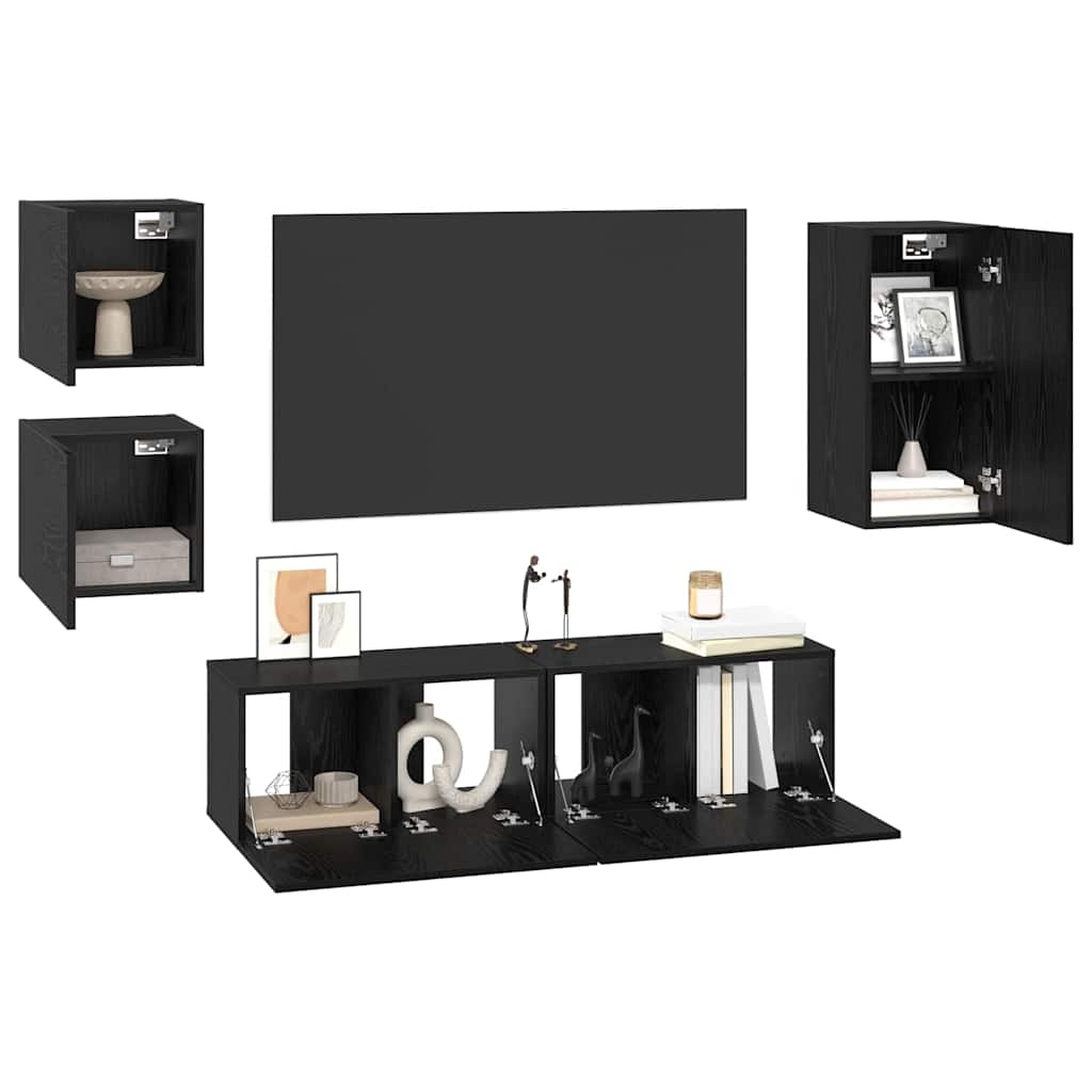 vidaXL TV-Schrankset 5 pcs 160 x 30 x 30,5 cm Holzwerkstoff