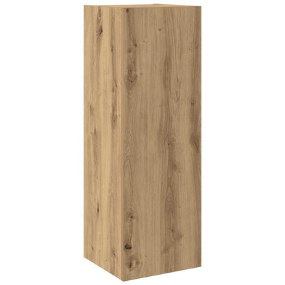 vidaXL Meubles TV Muraux 4 pcs Chêne Artisan Aggloméré