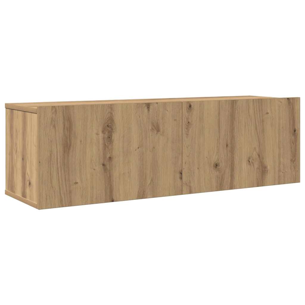 vidaXL Meubles TV Muraux 4 pcs Chêne Artisan Aggloméré