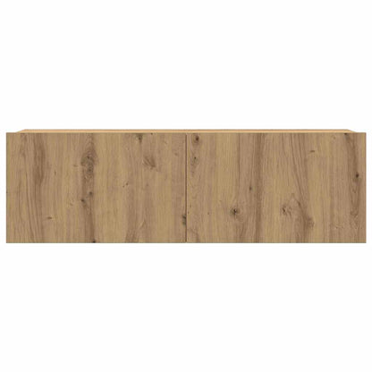 vidaXL Meubles TV Muraux 4 pcs Chêne Artisan Aggloméré