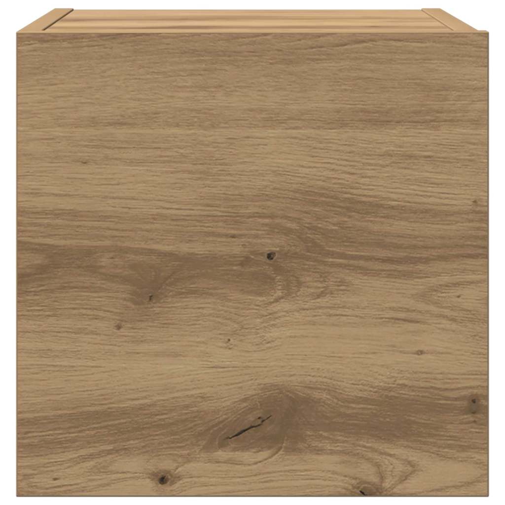 vidaXL Meubles TV Muraux 4 pcs Chêne Artisan Aggloméré