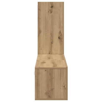 TV-Schrankset Wandmontiert 3 pcs Artisan-Eiche Holzwerkstoff