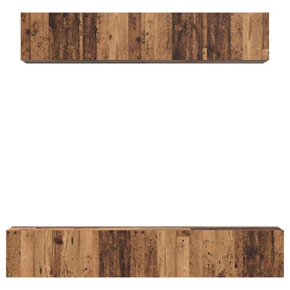 vidaXL Ensemble de meubles TV muraux 5 pcs Bois recyclé, bois d'ingénierie