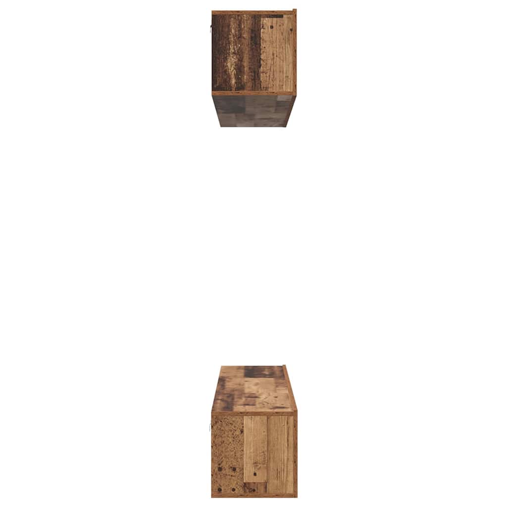 vidaXL Ensemble de meubles TV muraux 5 pcs Bois recyclé, bois d'ingénierie
