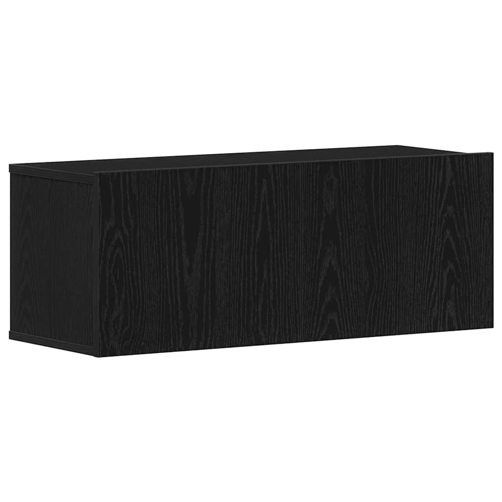 vidaXL Ensemble de meubles TV 5 pcs Noir Chêne aggloméré