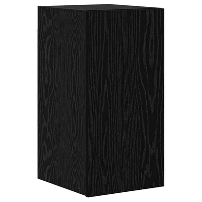 vidaXL TV-Schrankset 9 pcs Schwarz Eichen-Optik Holzwerkstoff
