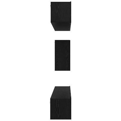 vidaXL Ensemble de meubles TV 6 pcs Noir aspect chêne Aggloméré