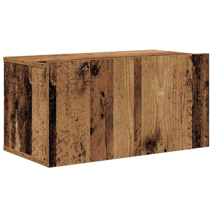 vidaXL Meuble TV mural 4 pcs, bois recyclé aggloméré