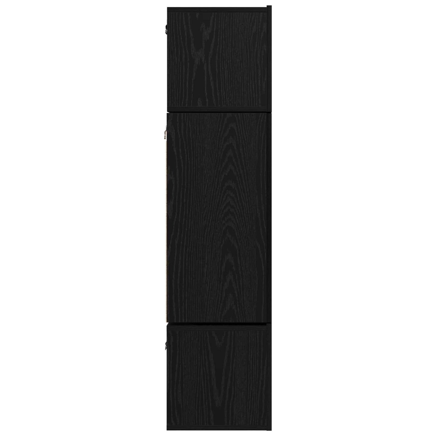 vidaXL Ensemble de meubles TV 6 pcs Noir aspect chêne Aggloméré