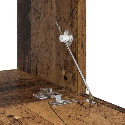 vidaXL Meuble TV mural 6 pcs Aggloméré effet vieux bois