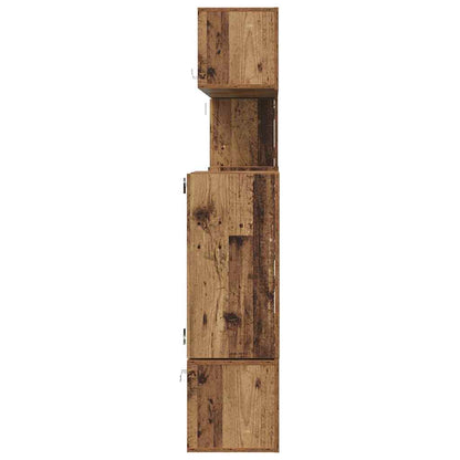 vidaXL Meubles TV Muraux 4 pcs Bois de Récupération Ingénierie