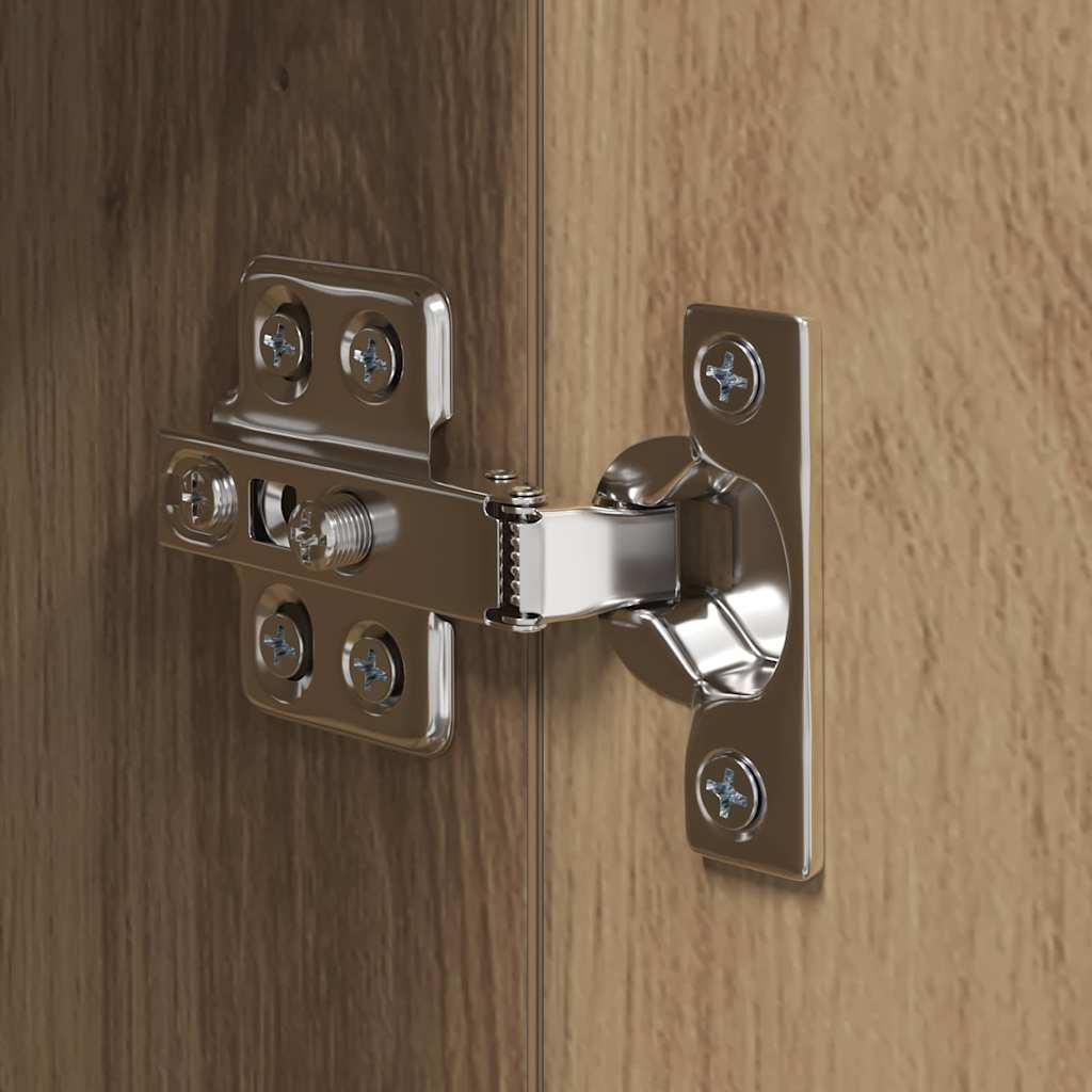vidaXL Meubles TV muraux 4 pcs Chêne artisan Bois d'ingénierie