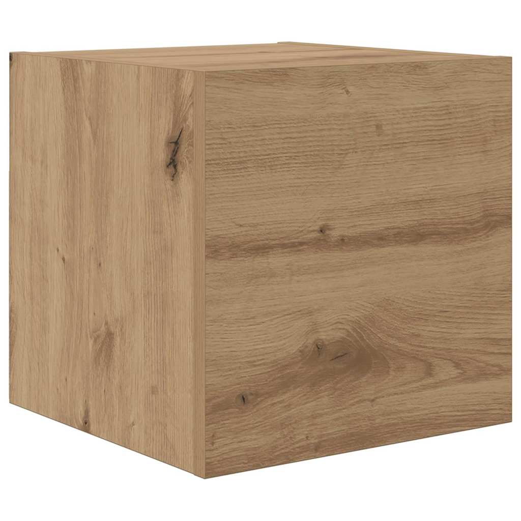 vidaXL Meubles TV muraux 4 pcs Chêne artisan Bois d'ingénierie