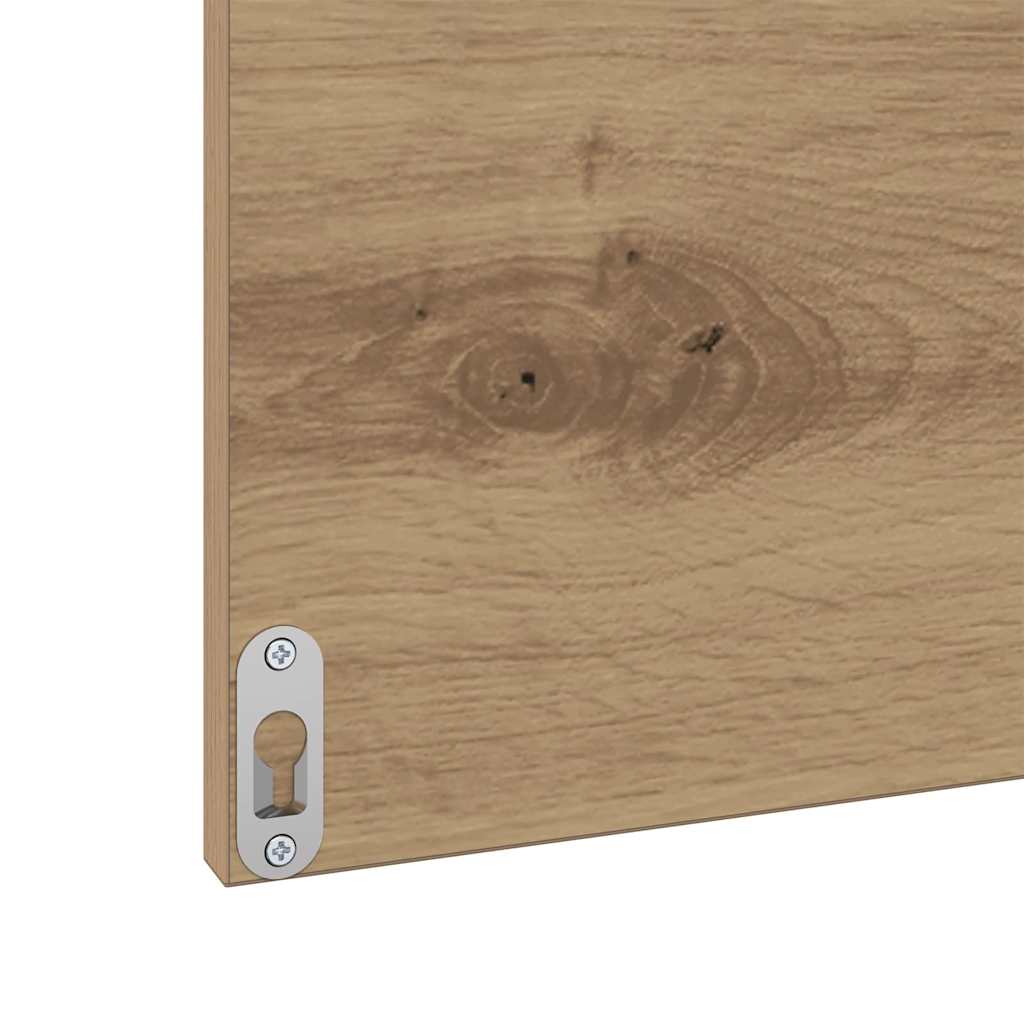vidaXL Ensemble de meubles de salle de bain 3 pcs Chêne artisanale Bois d'ingénierie