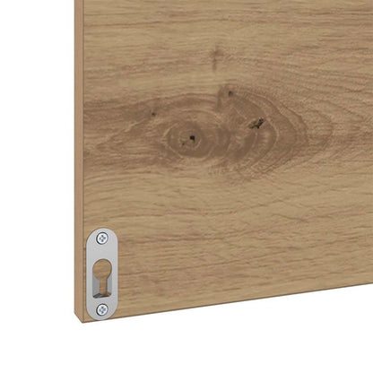 vidaXL Ensemble de meubles de salle de bain 3 pcs Chêne artisanale Bois d'ingénierie
