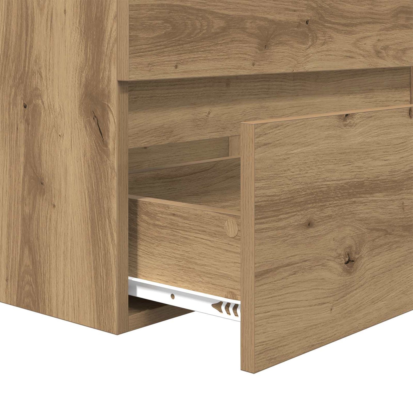 vidaXL Ensemble de meubles de salle de bain 3 pcs Chêne artisanale Bois d'ingénierie
