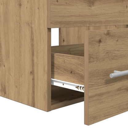 vidaXL Ensemble de meubles de salle de bain 2 pcs Chêne Artisan bois d'ingénierie
