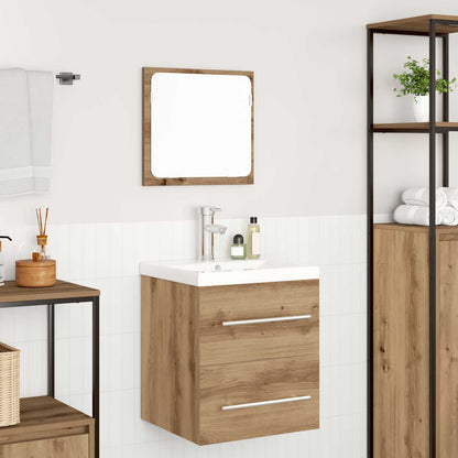 vidaXL Ensemble de meubles de salle de bain 2 pcs Chêne Artisan bois d'ingénierie