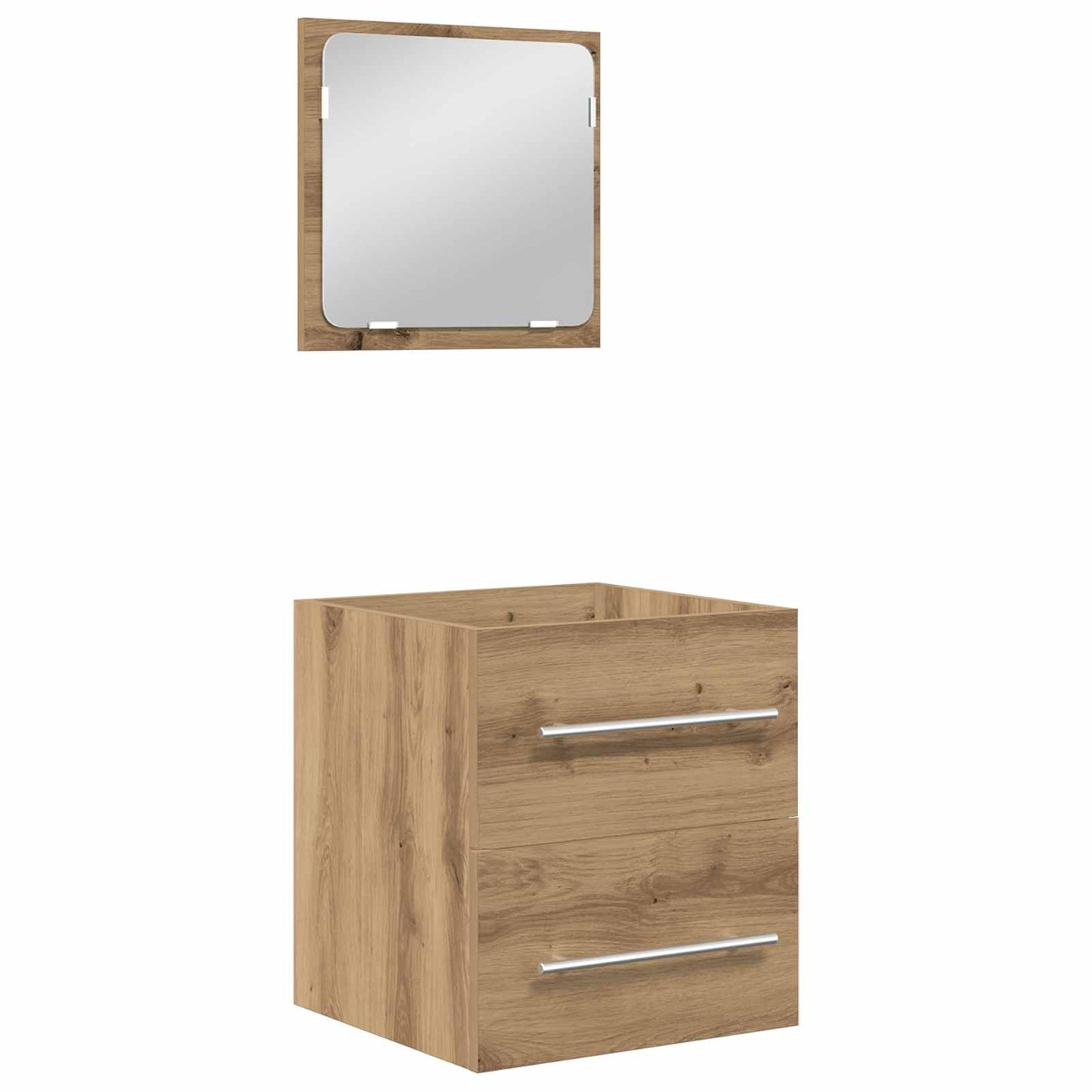 vidaXL Ensemble de meubles de salle de bain 2 pcs Chêne Artisan bois d'ingénierie