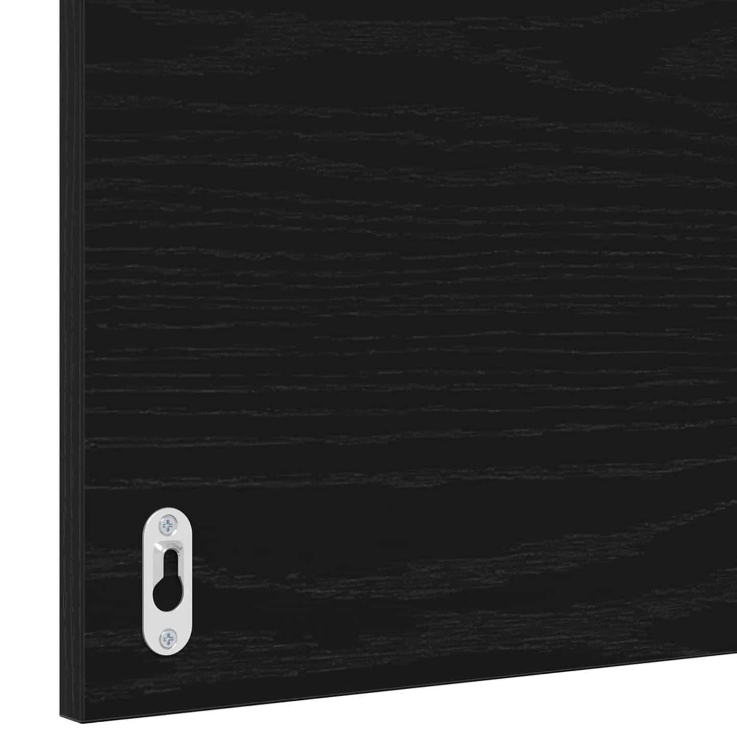vidaXL Badezimmermöbel-Set 2 pcs Schwarze Eiche und Weiß Holzwerkstoff