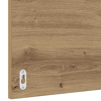 vidaXL Badezimmermöbel-Set 2 pcs Artisan-Eiche und Weiß Holzwerkstoff