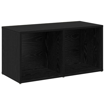 vidaXL TV-Schrankset 4 pcs Schwarz Eichen-Optik 37 x 37 x 72 cm