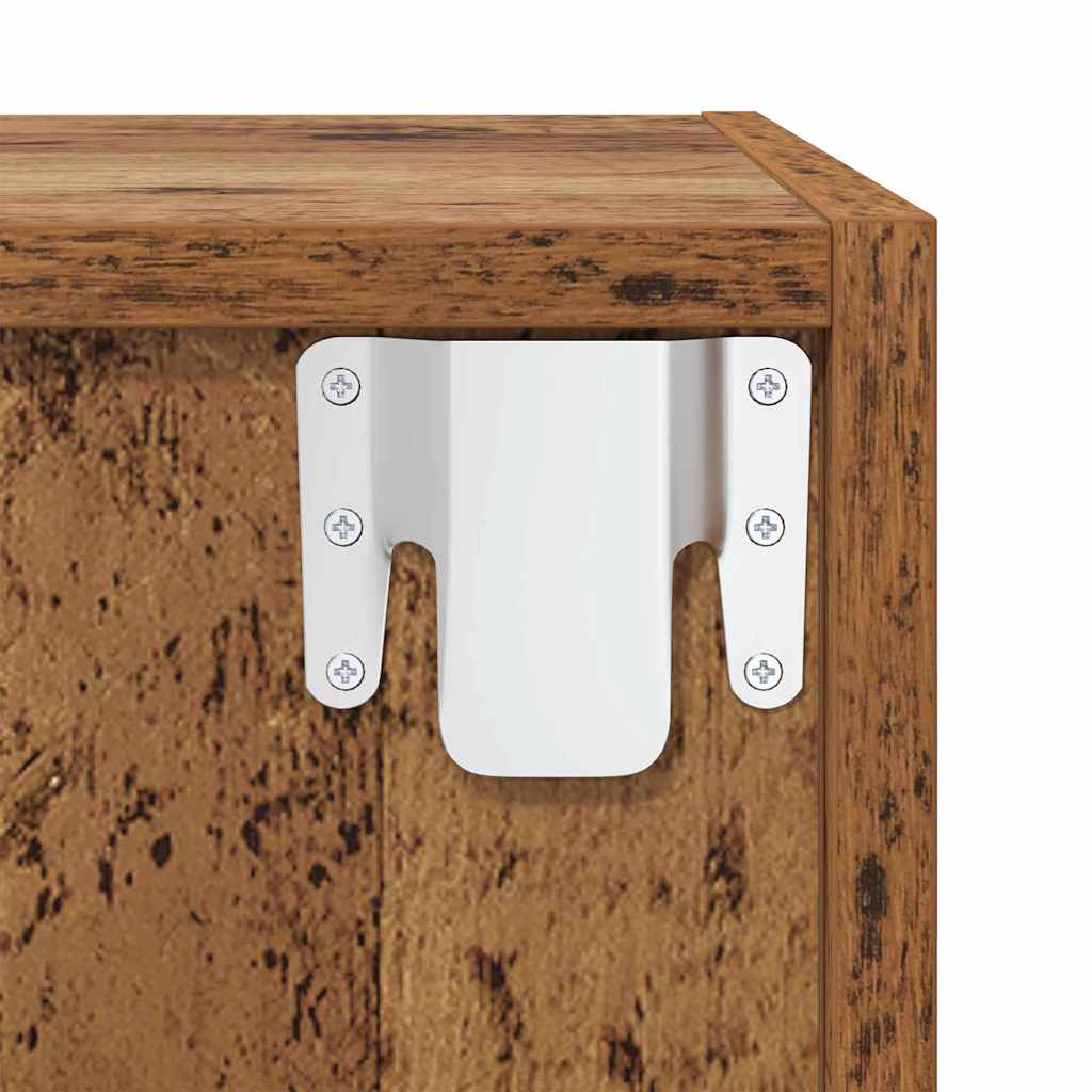 vidaXL TV-Schrankset 4 pcs Braun 37 x 37 x 142,5 cm Holzwerkstoff