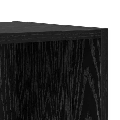 vidaXL TV-Schrankset 4 pcs Schwarz 37 x 37 x 142,5 cm Holzwerkstoff