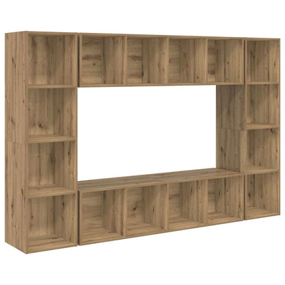vidaXL TV-Schrankset 4 pcs Braun 37 x 37 x 142,5 cm Holzwerkstoff