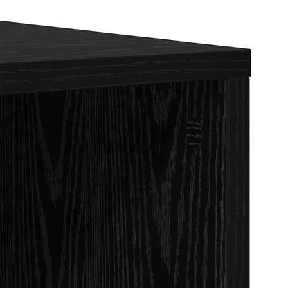 vidaXL TV-Schrankset 2 pcs Schwarz Eichen-Optik 37 x 35 x 107cm