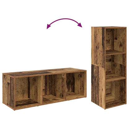 vidaXL TV-Schrankset 3 pcs Altholz 37 x 35 x 107 cm Holzwerkstoff
