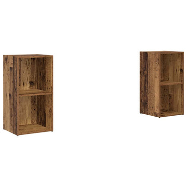 vidaXL TV-Schrankset 2 pcs Altholz 72 x 35 x 36,5 cm Holzwerkstoff