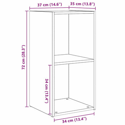 vidaXL TV-Schrankset 2 pcs Altholz 72 x 35 x 36,5 cm Holzwerkstoff