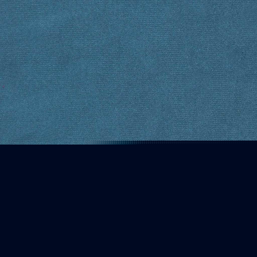 Eckbettgestell mit Kopfteil Blau 80 cm x 200 cm Samt