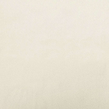 vidaXL Eckbettgestell mit Kopfteil Creme 90 x 190 cm Samt