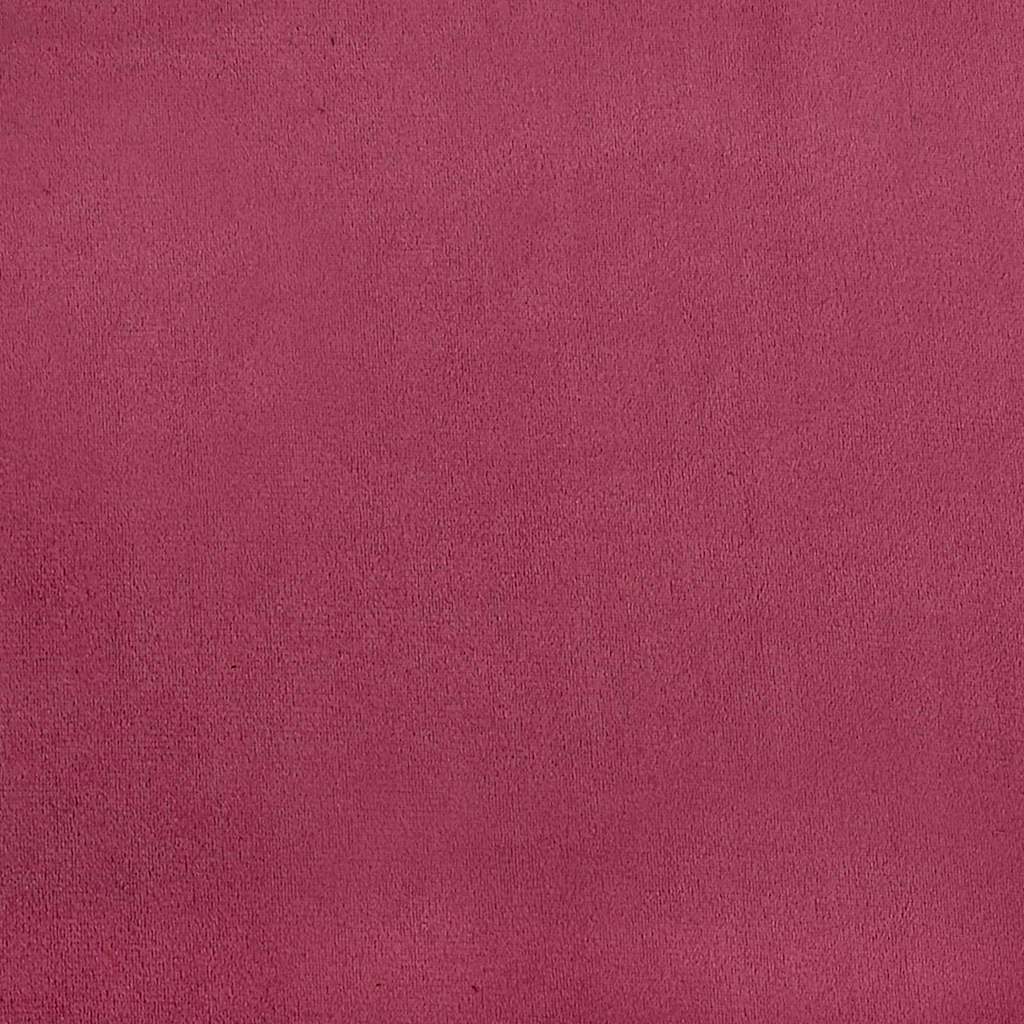 vidaXL Eckbettgestell mit Kopfteil Weinrot 90 x 200 cm Samt