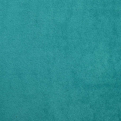 vidaXL Eckbettgestell mit Kopfteil Türkis 90 x 200 cm Samt