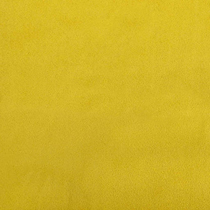 vidaXL Cadre de lit d'angle avec tête de lit Jaune 80 x 200 cm Velours