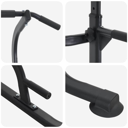 Power Turm Dip Station Schwarz 102 x 95 x 210 cm