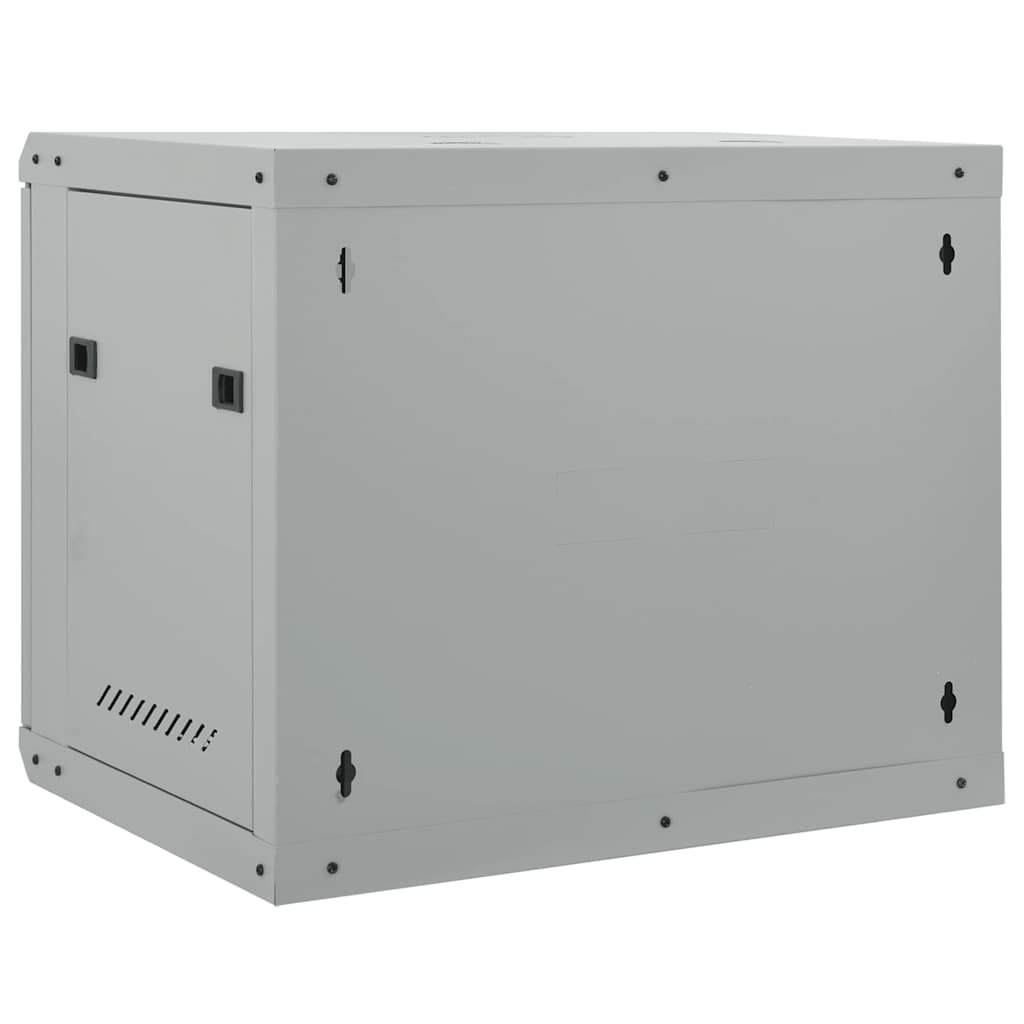 Netzwerkschrank mit Speicher Grau 60 x 45 x 50 cm Stahl