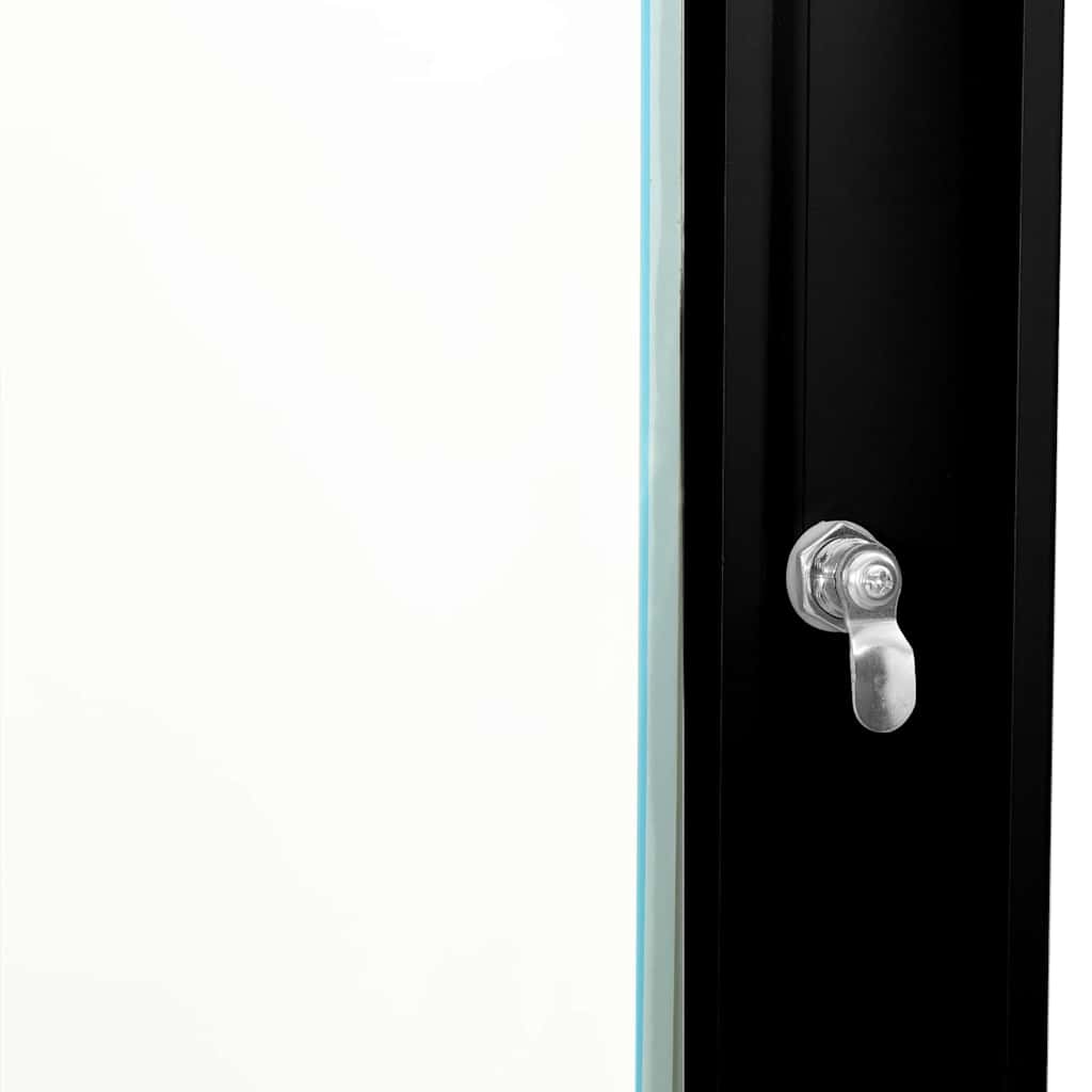 Netzwerkschrank mit Speicher Schwarz 53 x 45 x 21 cm Stahl