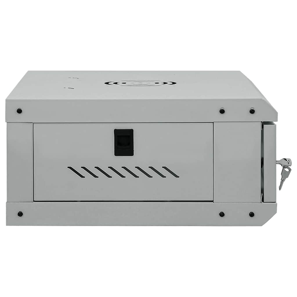 Netzwerkschrank mit Speicher Grau 53 x 35 x 21 cm Stahl