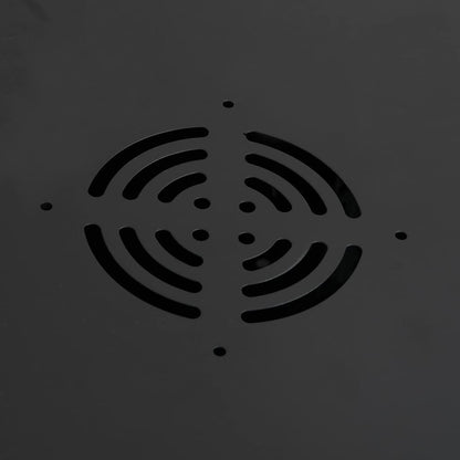 Netzwerkschrank mit Speicher Schwarz 53 x 60 x 60 cm Stahl